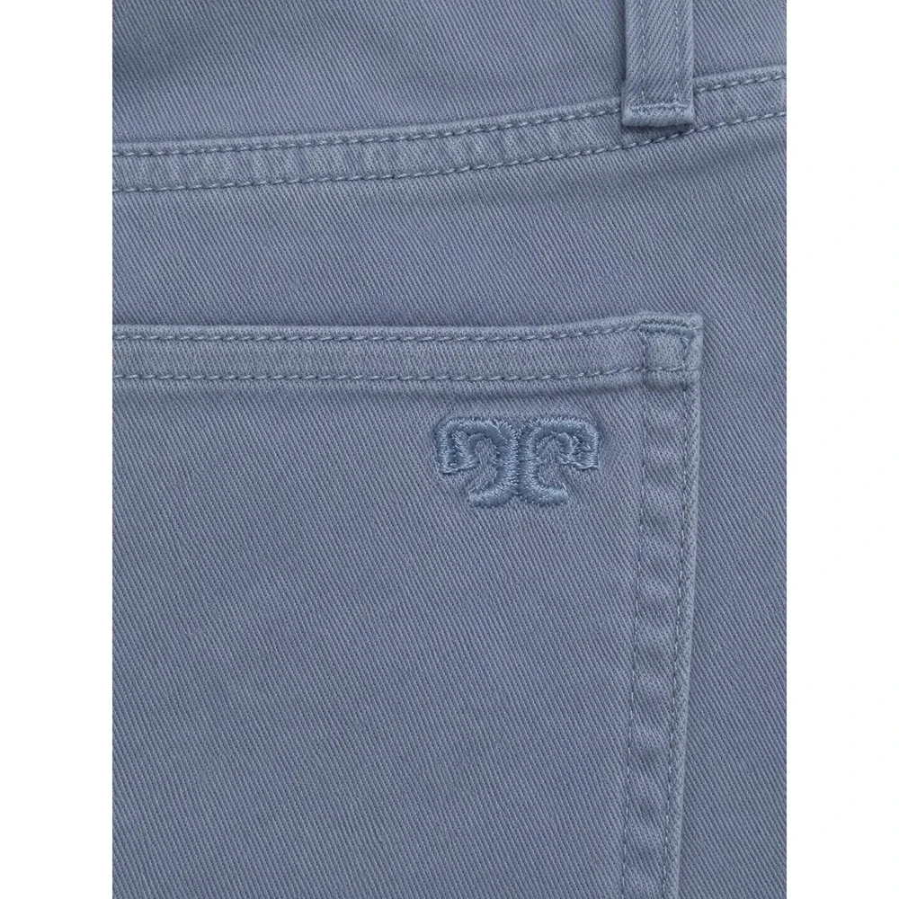 Tory Burch Alexa Cropped Skinny Jeans Size 28 Slate Blue
